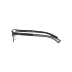 Emporio Armani EA1052 Rubber Black Gunmetal Left Prescription Glasses