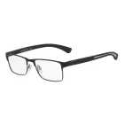 Emporio Armani EA1052 Rubber Black Gunmetal Side Prescription Glasses