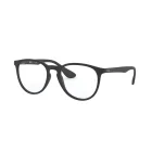 Ray Ban Erika RX7046 Rubber Black Side Prescription Glasses
