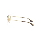 Ray Ban RX3447V Round Metal Havana on Arista Left Prescription Glasses