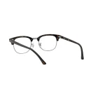 Ray Ban RX5154 Clubmaster Dark Havana Back Prescription Glasses