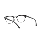 Ray Ban RX5154 Clubmaster Matte Black Back Prescription Glasses