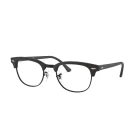 Ray Ban RX5154 Clubmaster Matte Black Side Prescription Glasses