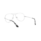 Ray Ban RX6489 Aviator Silver Back Prescription Glasses