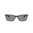 Ray Ban RX7047 Matte Transparent Brown Sunglasses Prescription Glasses