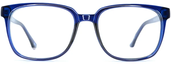 Heat HE2001 Blue Glasses Front
