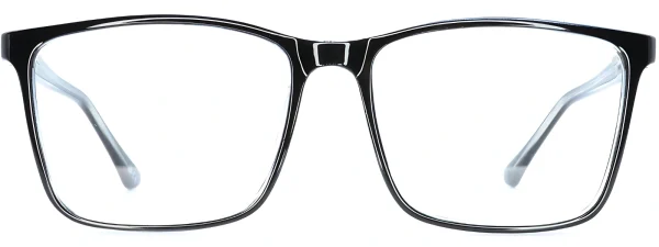 Heat HE2002 Black Glasses Front