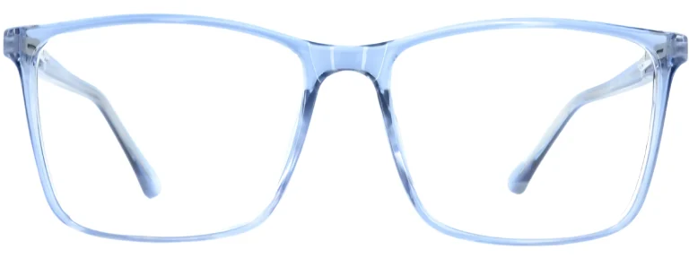 Heat HE2002 Blue Crystal Glasses Front
