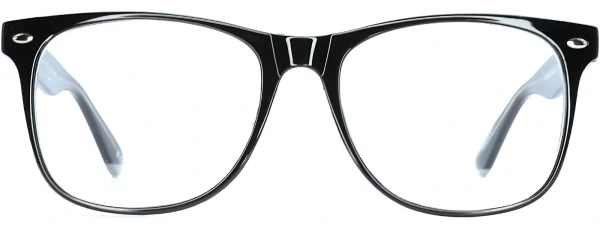 Heat HE2003 Black Glasses Front