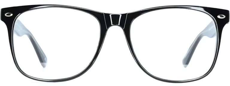 Heat HE2003 Black Glasses Front