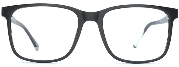 Heat HE2005 Matt Black Glasses front