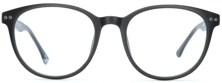 Heat HE2008 Matt Black Glasses front