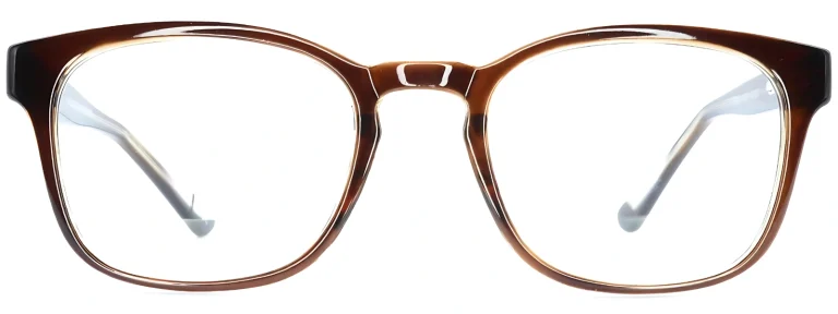 Heat HE2011 Brown Glasses Front