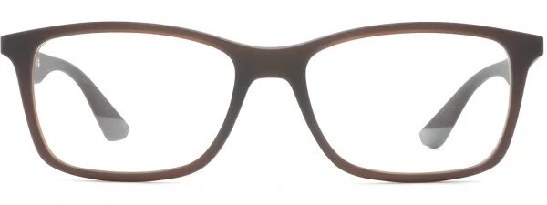 Ray-Ban 7047 Matte Transparent Brown front