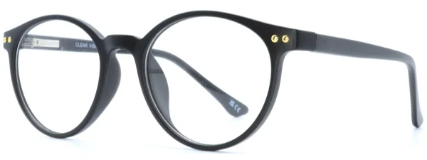 Heat HE2006 Matt Black Glasses side