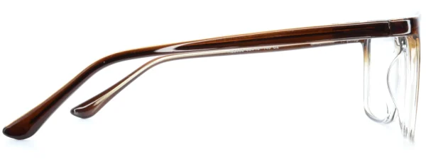 Heat HE2002 Brown Glasses left arm
