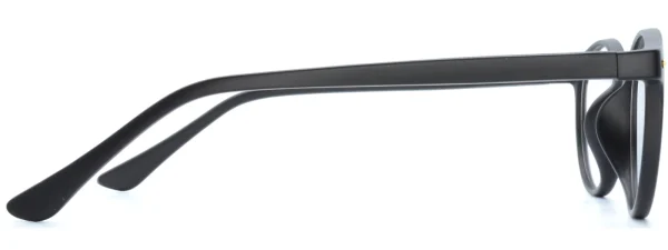 Heat HE2006 Matt Black Glasses left arm