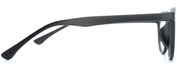 Heat HE2008 Matt Black Glasses left arm