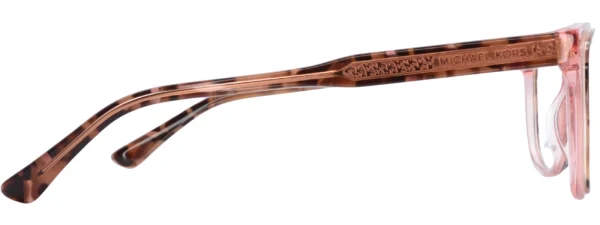 Michael Kors MK4090 Martinique Pink Tortoise/Dusty Rose left arm