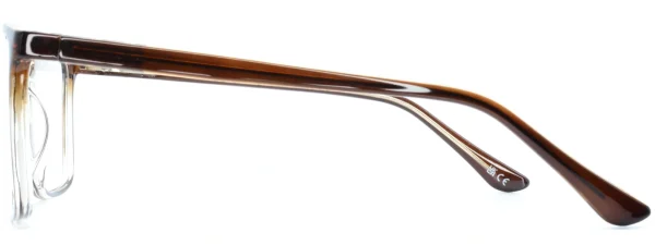 Heat HE2002 Brown Glasses right arm