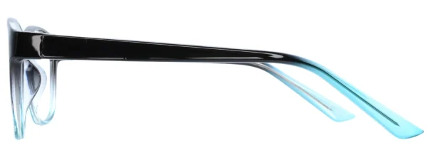 Heat HE2009 Black Blue Glasses right arm