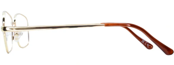 Bulldog BD01 Gold Glasses right arm