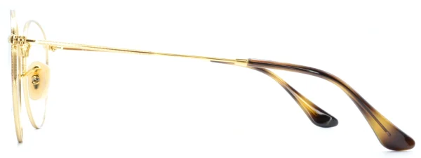 Ray-Ban RX3447V Round Metal Havana on Arista right arm