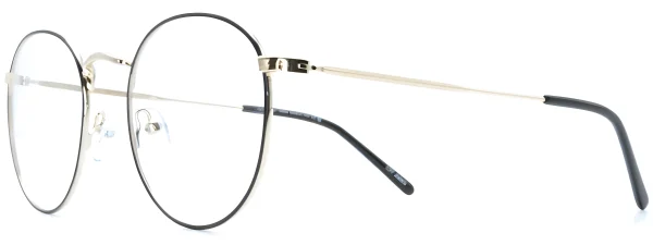 A-Z 1180B Silver Black Glasses - Image 2