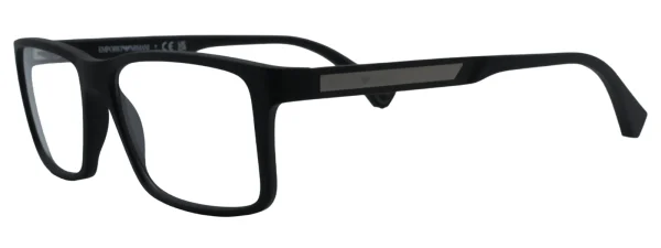 Emporio Armani EA3038 Rubber Black - Image 2