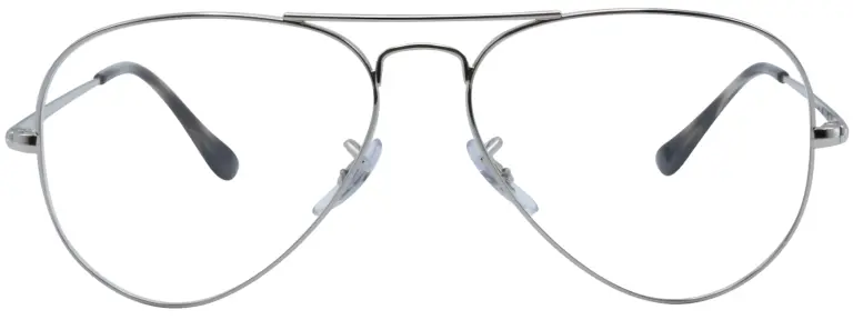 Ray-Ban RX6489 Aviator Silver Glasses