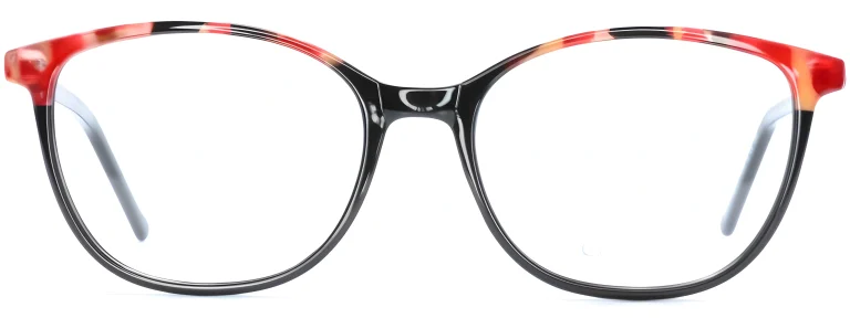 Solano 818 Burgundy Glasses