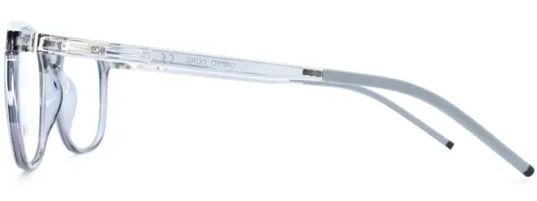 Univo Core 0741 Clear Grey Glasses - Image 3