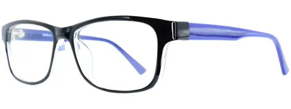 Univo X 5318 Black Blue Glasses - Image 2
