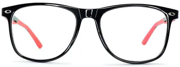 Univo X 5373 Black Red Glasses
