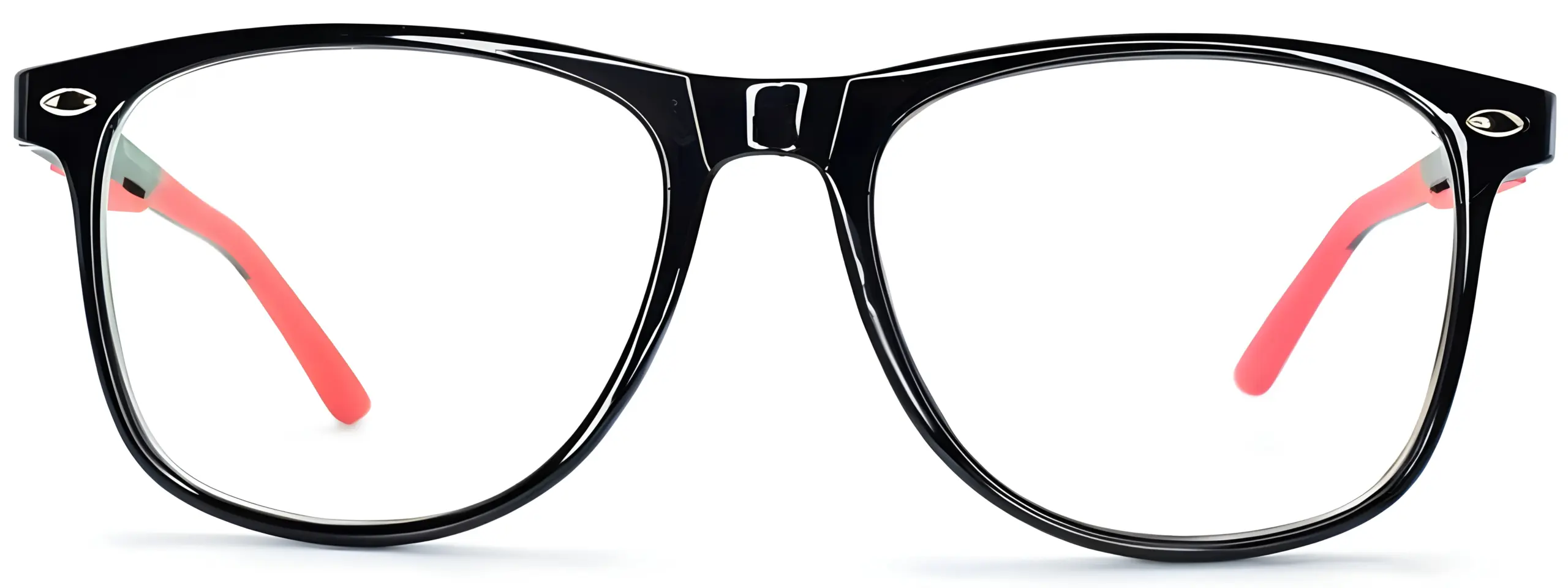 Univo X 5373 Black Red Glasses