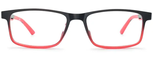 Univo X 5375 Black Red Glasses