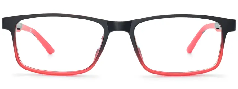 Univo X 5375 Black Red Glasses