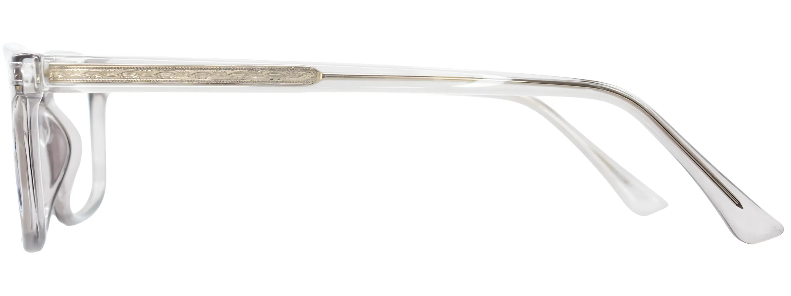 A-Z 0060E Grey Clear Glasses - Image 3