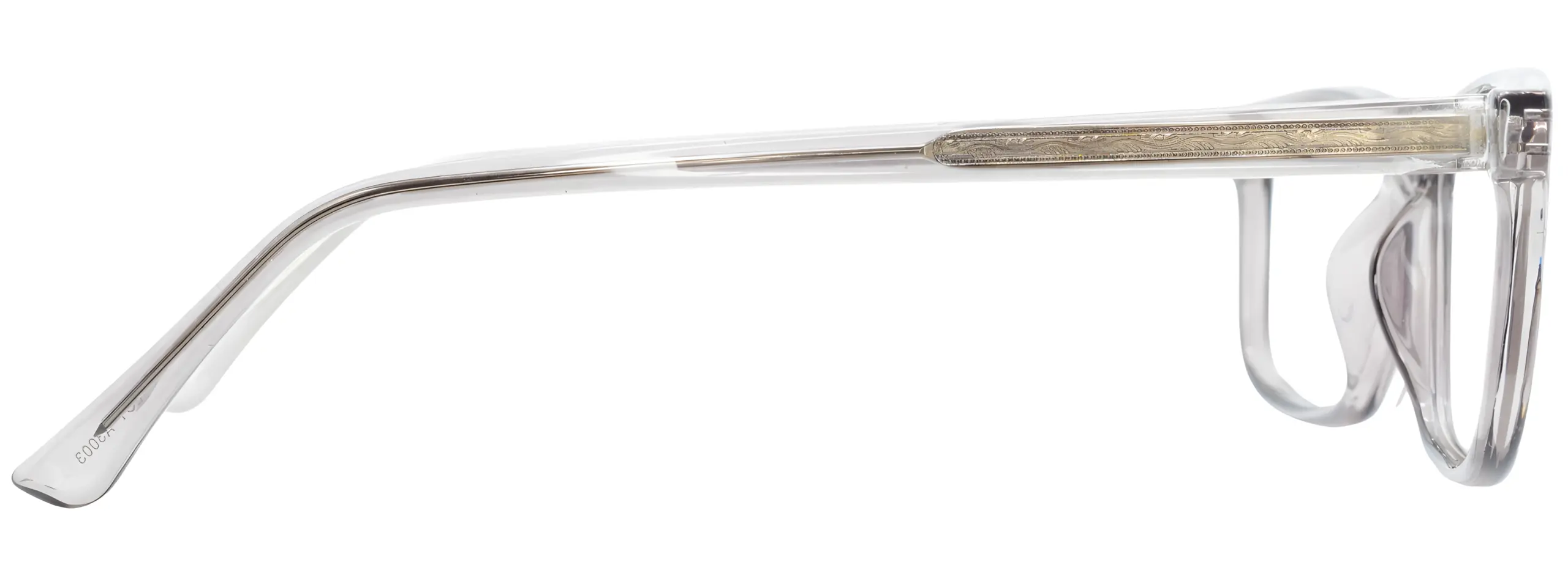 A-Z 0060E Grey Clear Glasses - Image 4
