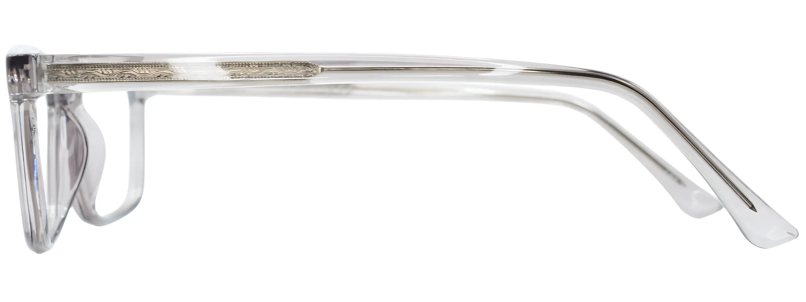 A-Z 0065B Grey Clear Glasses - Image 3