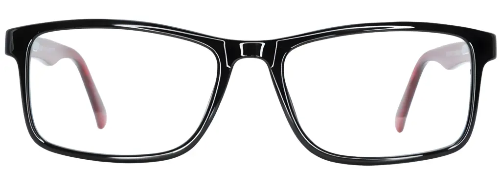 Dominance DO304 Black Red Glasses