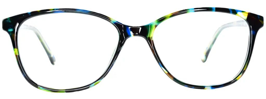 Planet 64 Black Green Glasses