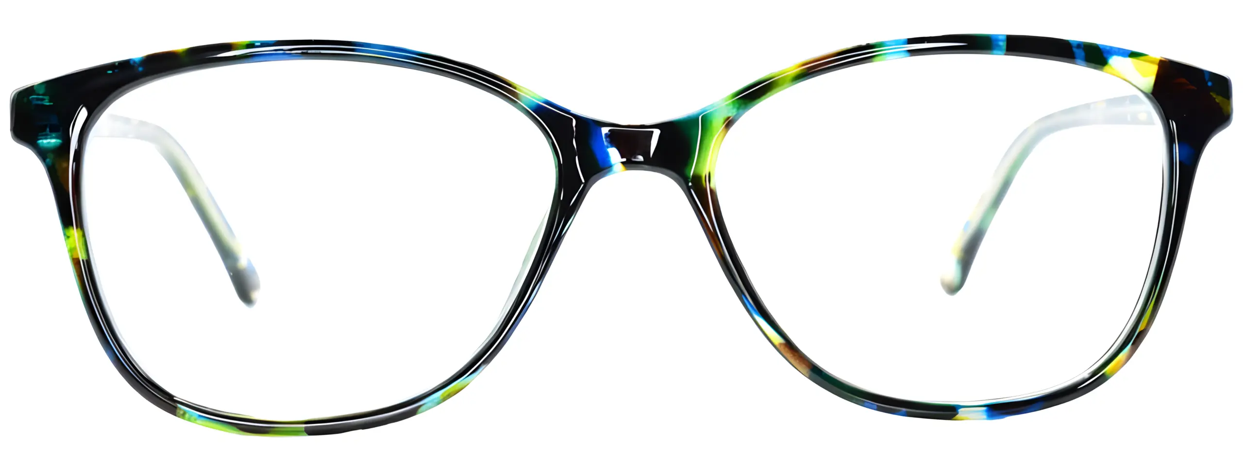 Planet 64 Black Green Glasses