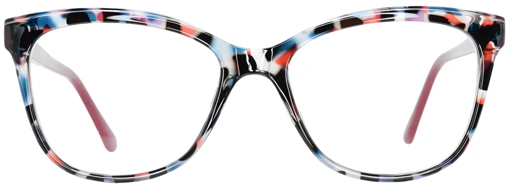 A-Z 0310C Black Red Glasses