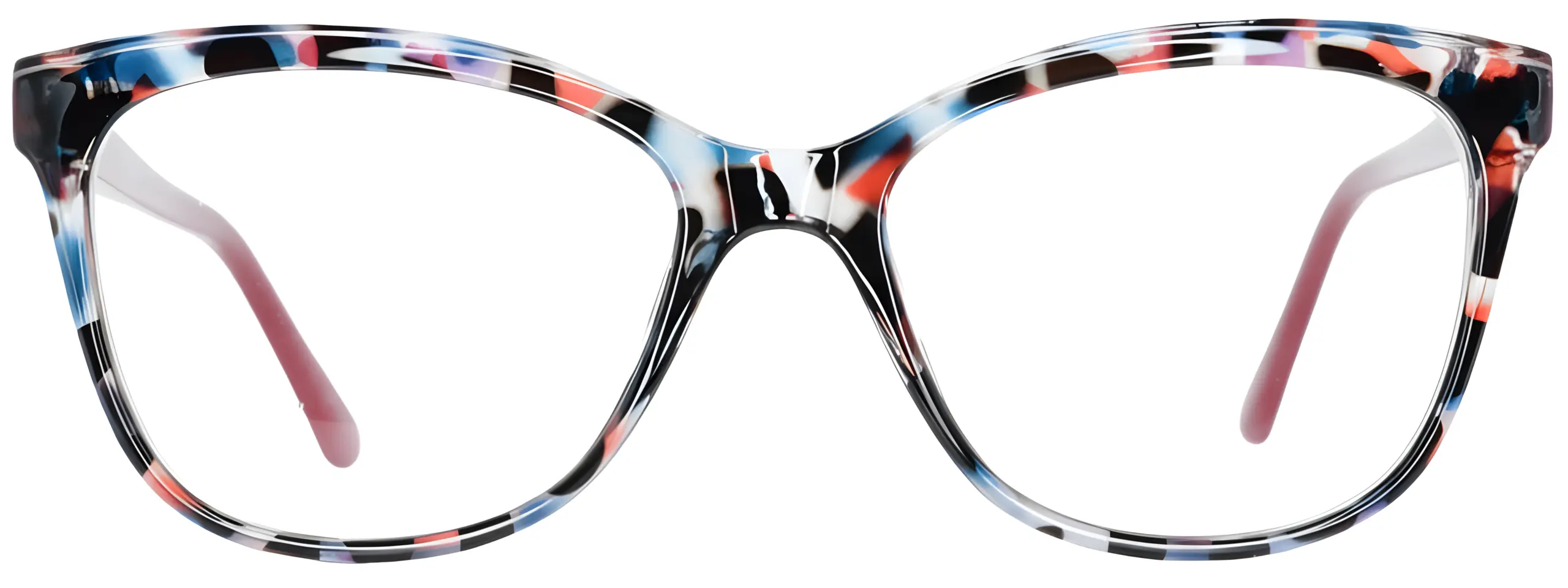A-Z 0310C Black Red Glasses