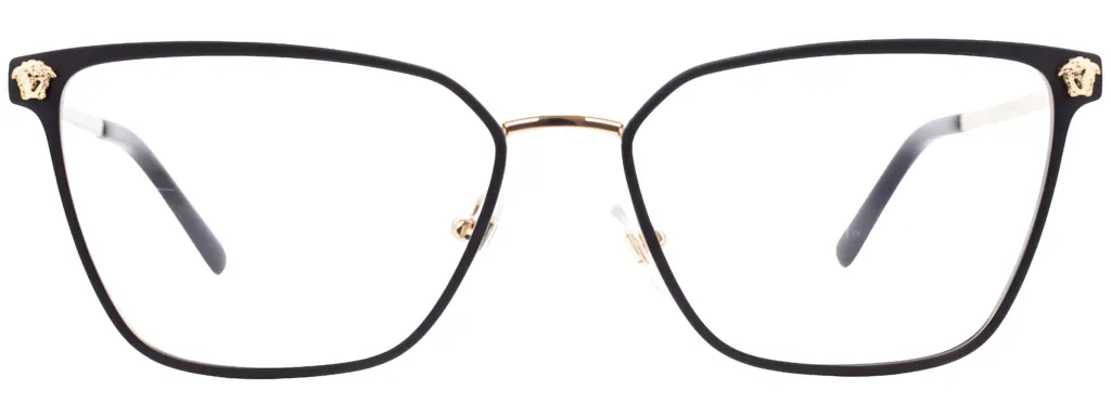 Versace VE1275 Matte Black Gold Glasses